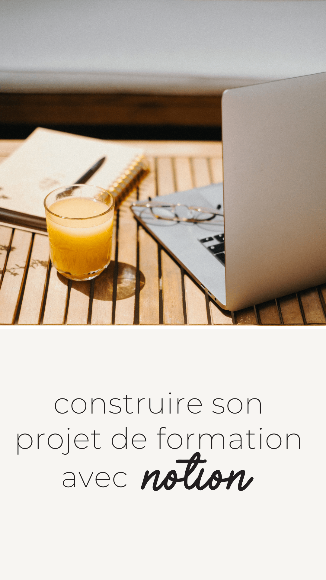 5 étapes pour construire ta formation en ligne avec Notion