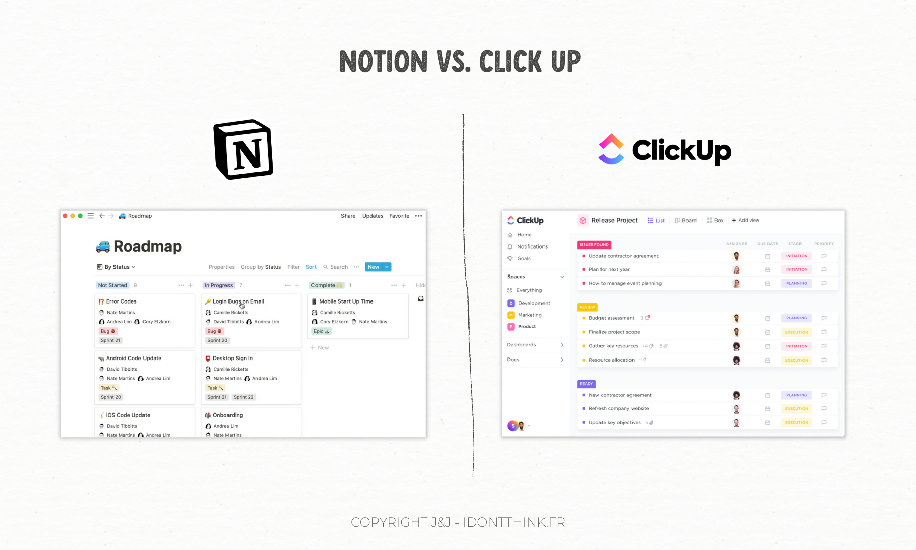 Entrepreneur e 2 m thodes pour passer de clickup notion